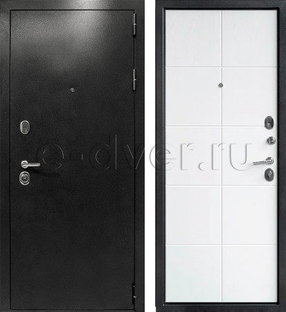 Дверь металлическая с порошковым напылением и МДФ-панелью