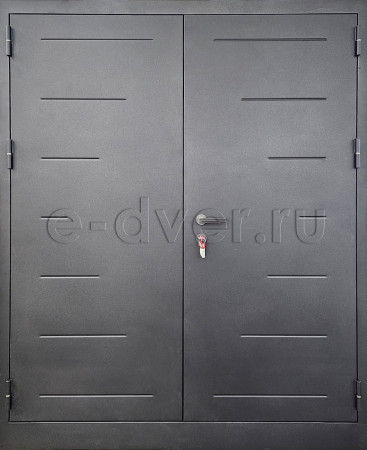 Двустворчатая дверь/отделка порошковое напыление с терморазрывом
