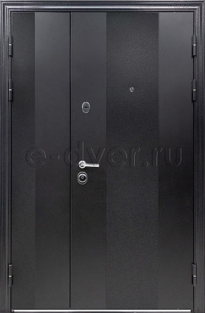 Полуторная дверь с тремя контурами уплотнения/цвет черный оникс