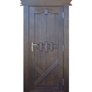 Дверь состаренная двойной МДФ