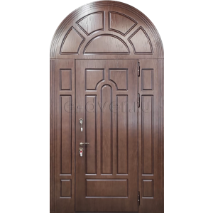 Арочная дверь из МДФ отделки/цвет коричневый