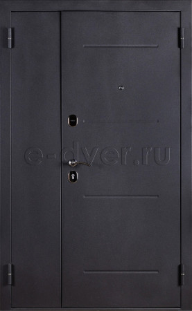 Полуторная металлическая входная дверь/антивандальная