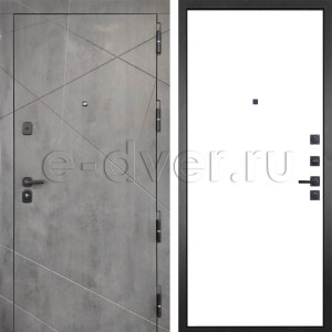 Дверь «Геометрия» отделка мраморный МДФ