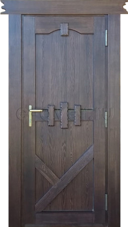 Дверь состаренная двойной МДФ